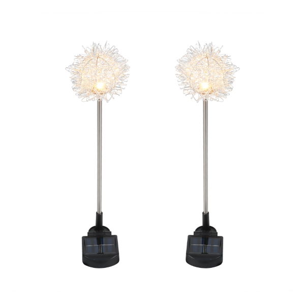 Solar Dandelion Stake Lights (Pack of 2)