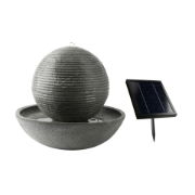 Solar Ball Water Feature With Battery Back-up (Outer Carton: 1)