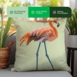 Outdoor Pair Of Scatter Cushions - Solo Flamingo (Outer Ctn Qty: 18)