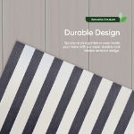 Zebra Stripe Outdoor Rug - 120cm x 180cm (Medium) (Outer Ctn Qty: 24)