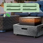 MGO Square Firepit/BBQ 