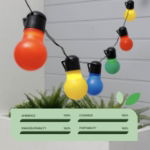 Tropical Multi-Coloured Solar String Lights