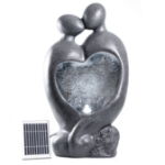Carved Lovers Solar Water Feature (Outer Ctn Qty:1)