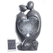 Carved Lovers Solar Water Feature (Outer Ctn Qty:1)