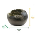 Solar Powered Water Feature - Rock Bowl (Outer Carton Cty: 1)