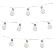 2m Solar Micro LED Bulb String Lights (10 Piece) (Outer Ctn Qty: 12)