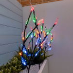 Pack of 3 Multi-Coloured LED Solar Tree Lights (Outer Ctn Qty: 12)