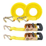 2 x 32mm/5m Ratchet Tie Downs with Rubber Handles (Box Qty: 10)