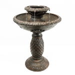 Solar Imperial Bird Bath Fountain w/ Battery Back-Up (Box Qty: 1)
