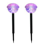 Pair of Solar Disco Stake LED Lights (Outer Ctn Qty: 24)