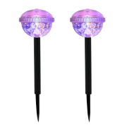 Pair of Solar Disco Stake LED Lights (Outer Ctn Qty: 24)