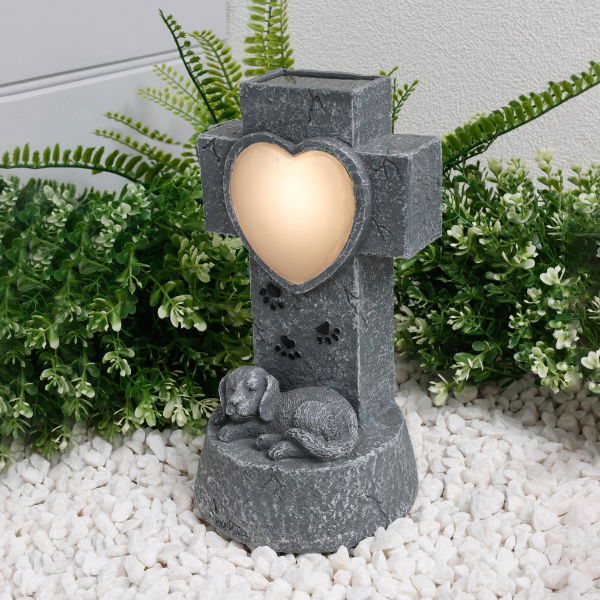 Solar Dog Memorial Light  (Outer Ctn Qty: 16)