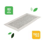 Jute-Style Indoor & Outdoor Rug - Light Grey - 80cm x 150cm (Outer Ctn Qty: 9)