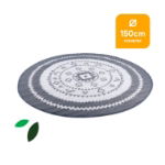 Vanguard Round Outdoor Rug (Grey/White) 150cm (Outer Ctn Qty: 20)