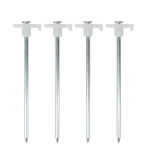 20 Pcs Heavy Duty Glow Tent Pegs 7x200mm