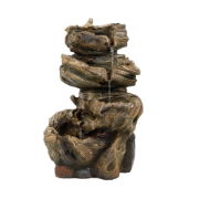 Solar Water Feature - Rock Stack Water Fountain