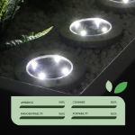 Pack of 4 Solar Deck Lights (Outer Ctn Qty: 18)