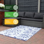 Hampton Floral Outdoor Rug - 120cm x 180cm (Medium) (Outer Ctn Qty: 24)