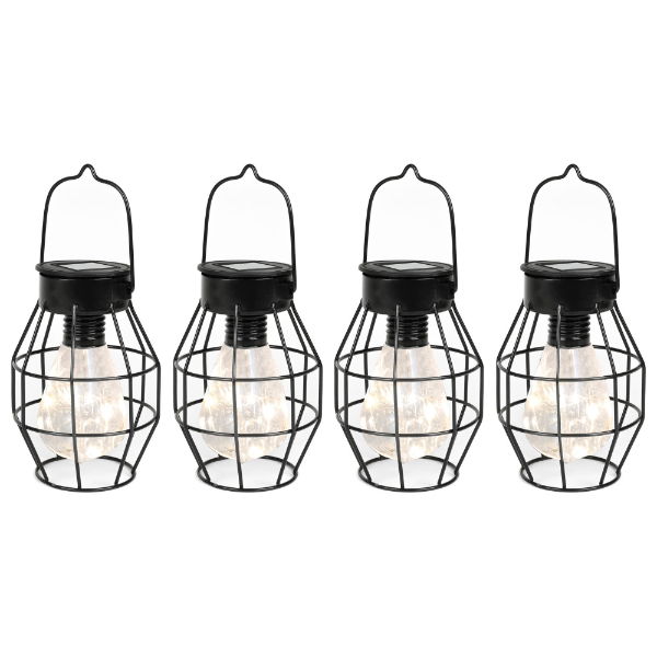 Timeless Caged Mini Lanterns (Pack of 4)