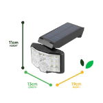 Solar-Powered Swivel Security Light (Outer Ctn Qty: 12)