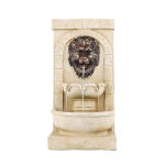 Solar Water Feature - Lion Head Fountain