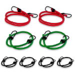 8pc Bungee Set (Luggage Elastics) in Tub (Box Qty: 10)