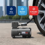 250PSI 12V Compact Analogue Air Compressor (Outer Ctn Qty: 10)