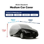 Fully Waterproof Car Cover - Medium (Box Qty: 5)