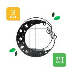 Solar Moon Wall Planter (Outer Carton: 8)