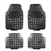 Checker Plate Mat Set Black (Box Qty: 6)