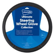 Ultimate Steering Wheel Glove - Soft Grip - Black (Box Qty: 25)