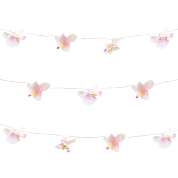 2m Solar Orchid Flower LED String Lights (12 Piece) (Outer Ctn Qty: 24)
