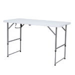 Blow Moulded Folding Table 122cm (L) x 61cm (W) x 73.5 (H) (Box Qty: 1)