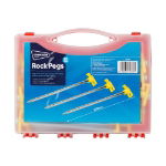 20 Pcs Heavy Duty Tent Pegs 7x200mm
